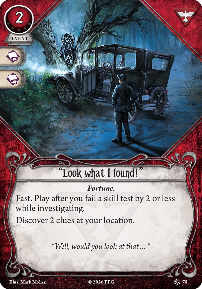 "Olha o que eu achei!"