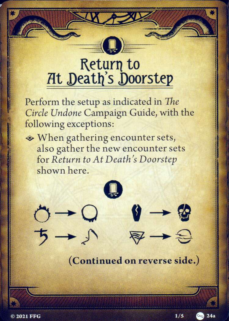 Return to At Death's Doorstep